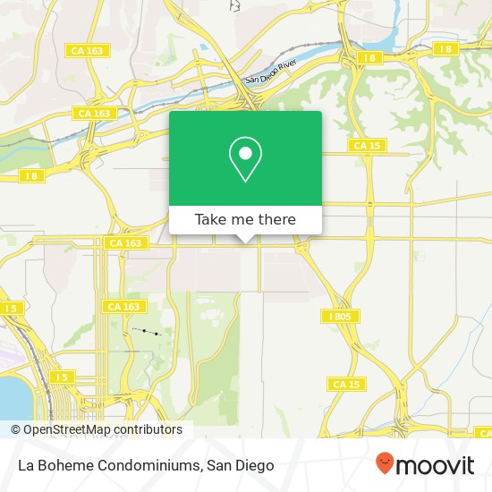 La Boheme Condominiums map