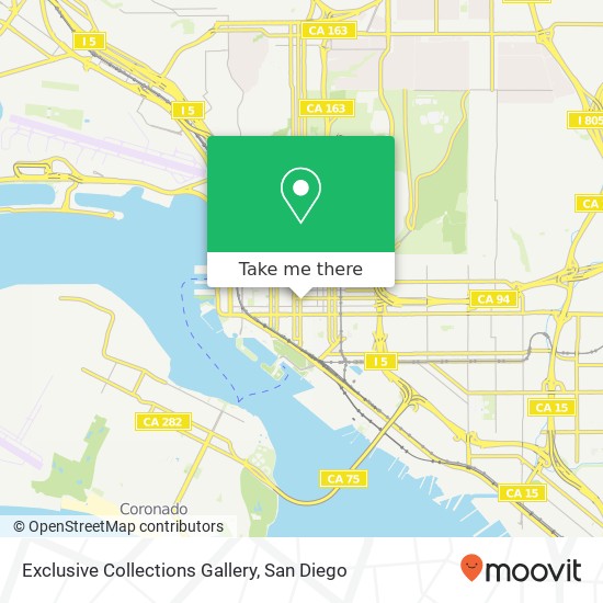 Exclusive Collections Gallery map