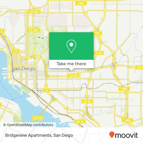 Bridgeview Apartments map