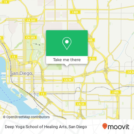 Mapa de Deep Yoga School of Healing Arts