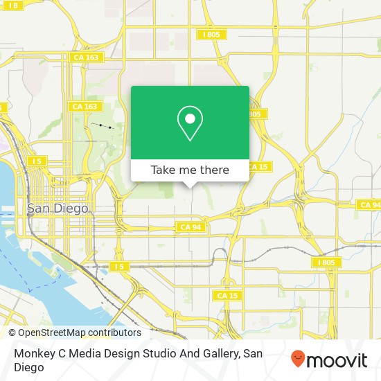 Mapa de Monkey C Media Design Studio And Gallery