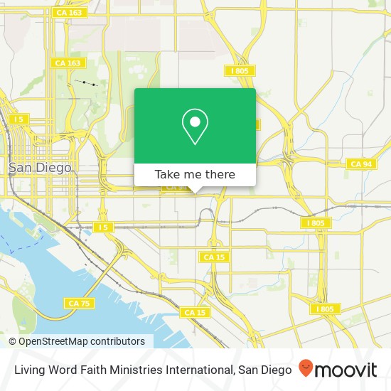 Mapa de Living Word Faith Ministries International
