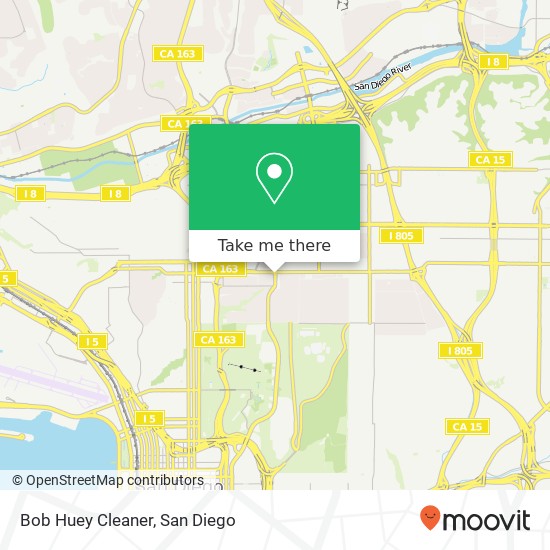Bob Huey Cleaner map