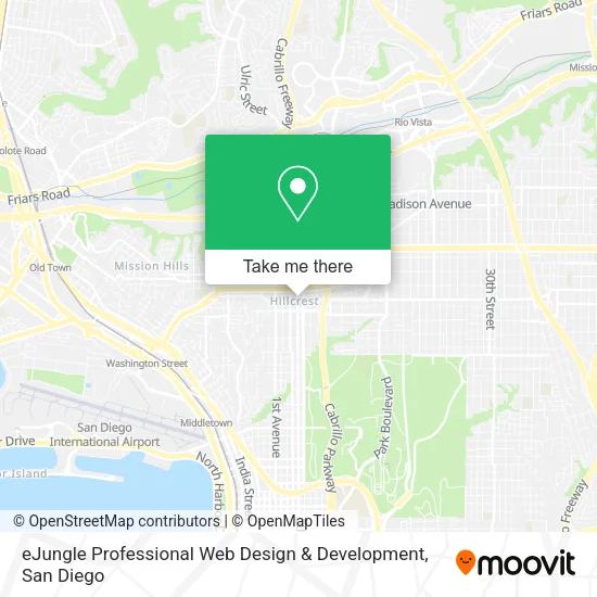 Mapa de eJungle Professional Web Design & Development