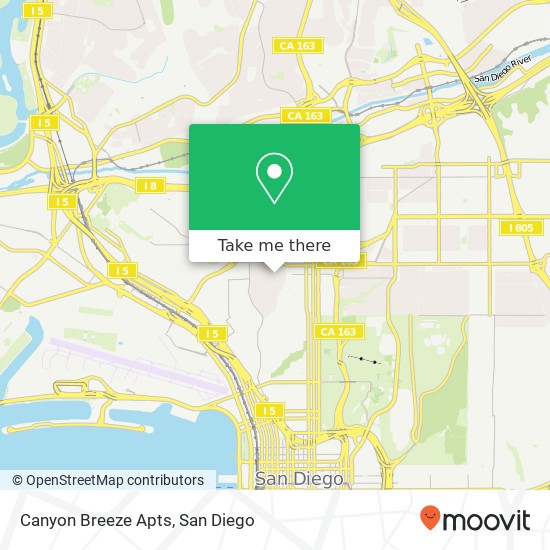 Canyon Breeze Apts map