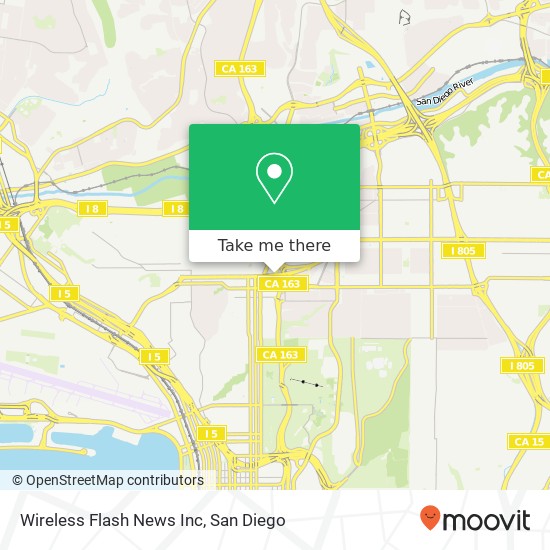 Mapa de Wireless Flash News Inc