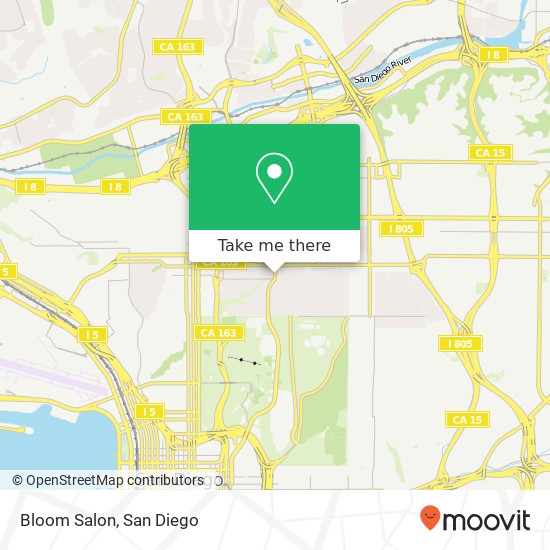 Bloom Salon map