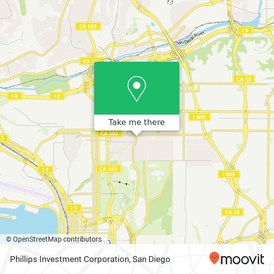 Phillips Investment Corporation map