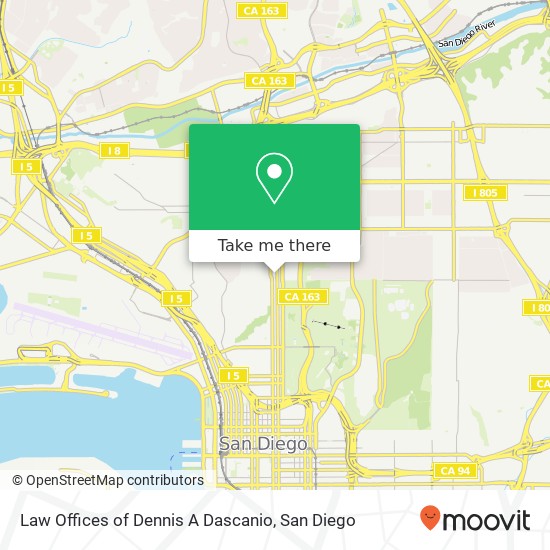 Law Offices of Dennis A Dascanio map