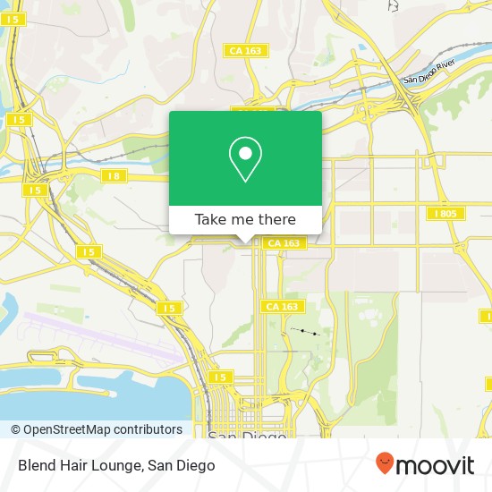 Blend Hair Lounge map