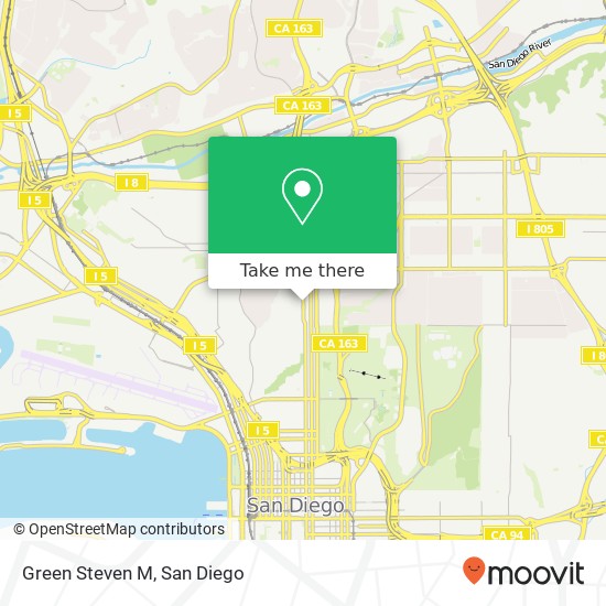 Green Steven M map