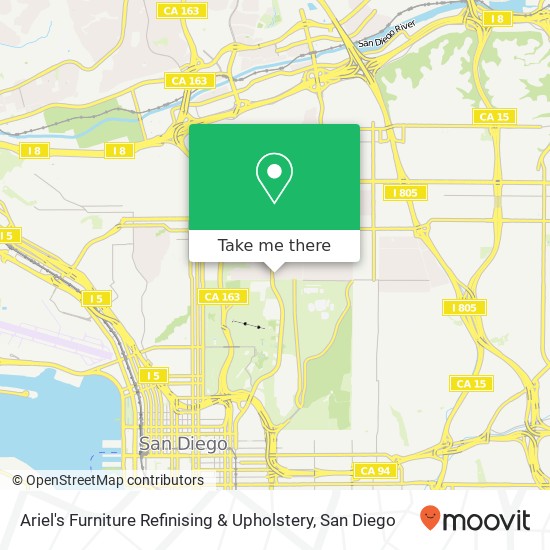 Ariel's Furniture Refinising & Upholstery map