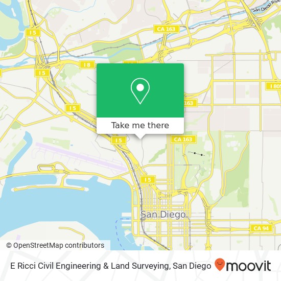 E Ricci Civil Engineering & Land Surveying map