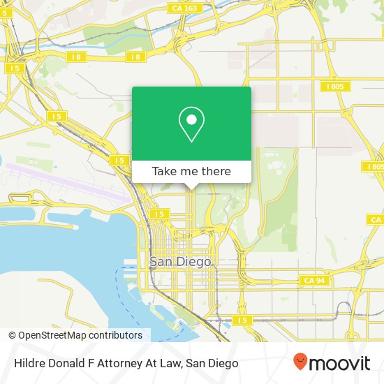 Hildre Donald F Attorney At Law map
