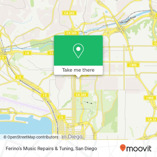 Mapa de Ferino's Music Repairs & Tuning