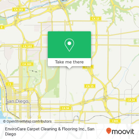 Mapa de EnviroCare Carpet Cleaning & Flooring Inc.