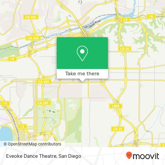 Mapa de Eveoke Dance Theatre