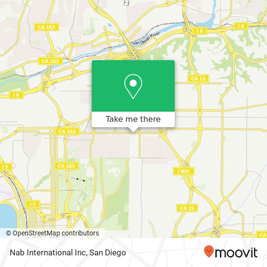 Nab International Inc map