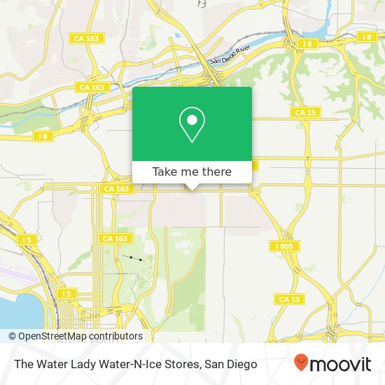 The Water Lady Water-N-Ice Stores map