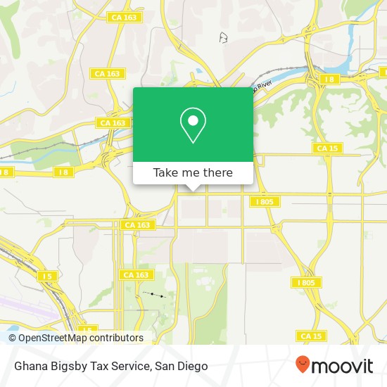 Ghana Bigsby Tax Service map