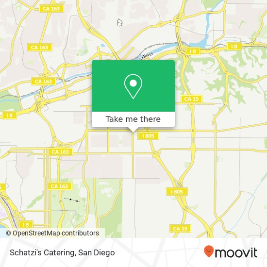 Schatzi's Catering map