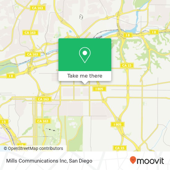 Mills Communications Inc map