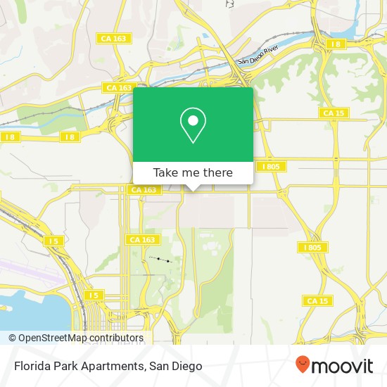 Florida Park Apartments map