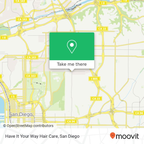 Have It Your Way Hair Care map