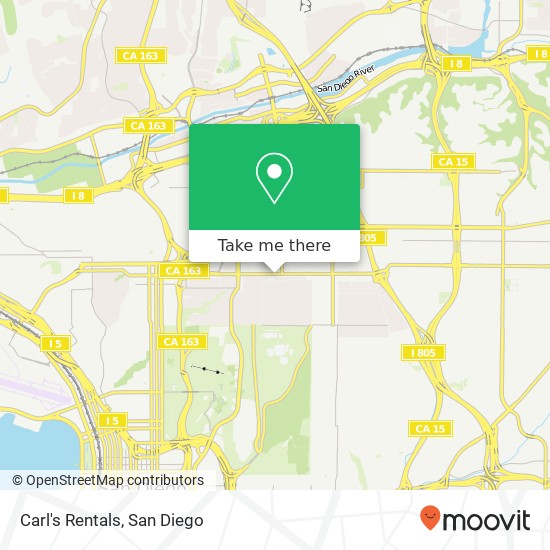 Carl's Rentals map