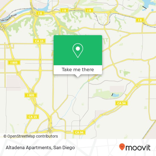Altadena Apartments map