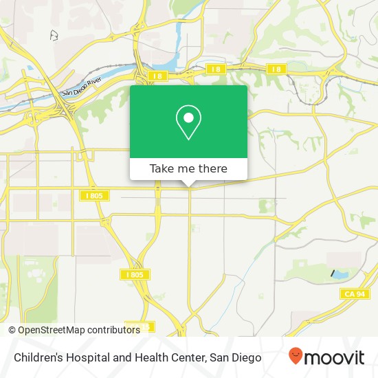 Children's Hospital and Health Center map