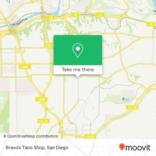 Mapa de Bravo's Taco Shop