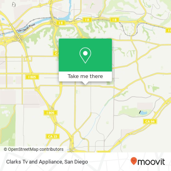 Clarks Tv and Appliance map