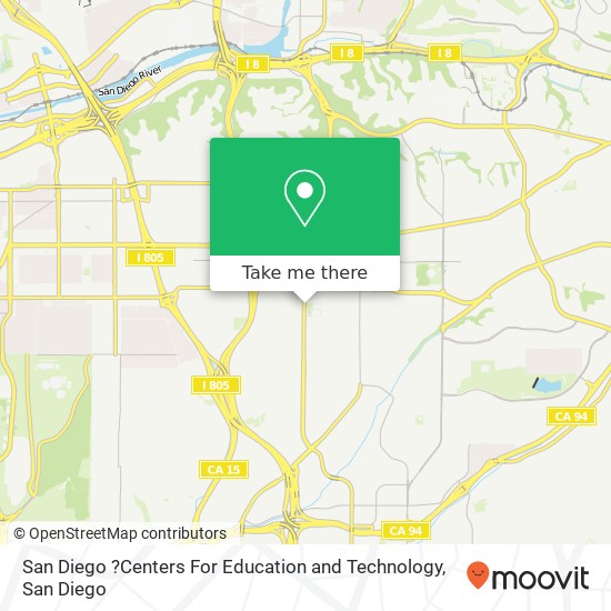 San Diego ?Centers For Education and Technology map