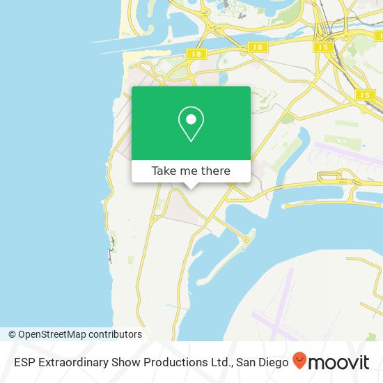 Mapa de ESP Extraordinary Show Productions Ltd.