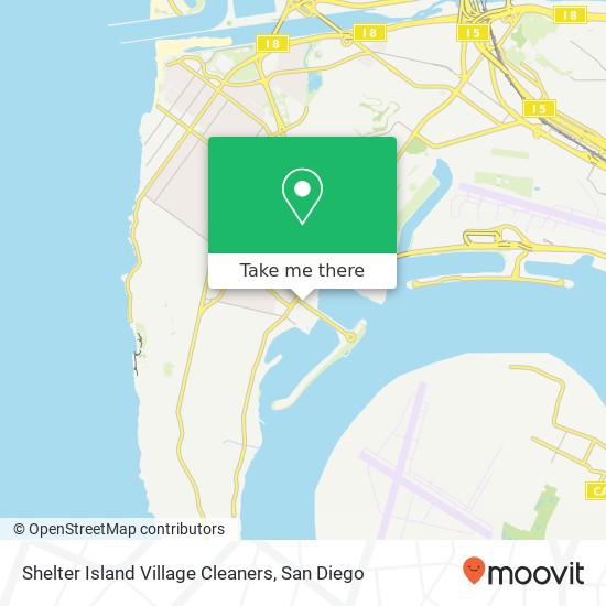 Shelter Island Village Cleaners map