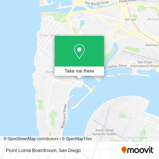 Point Loma Boardroom map
