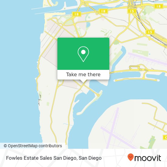 Fowles Estate Sales San Diego map