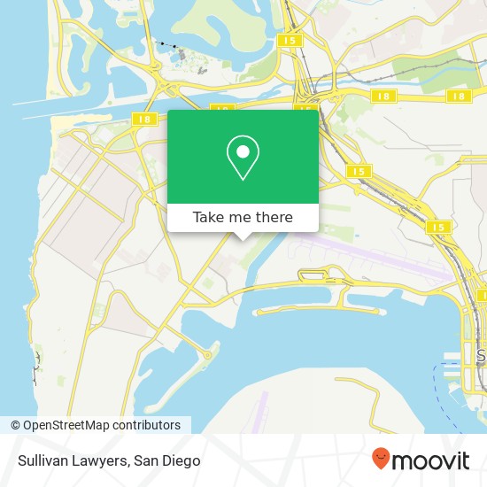 Mapa de Sullivan Lawyers