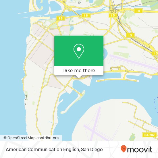 Mapa de American Communication English