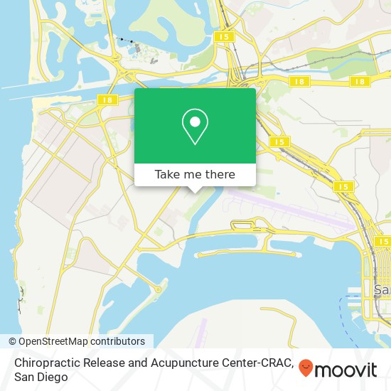 Mapa de Chiropractic Release and Acupuncture Center-CRAC