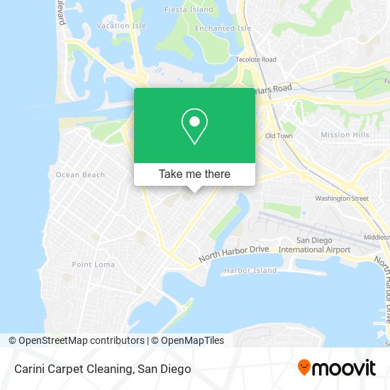 Carini Carpet Cleaning map