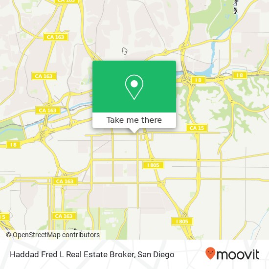 Haddad Fred L Real Estate Broker map