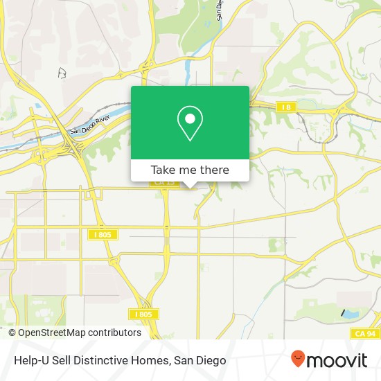 Help-U Sell Distinctive Homes map