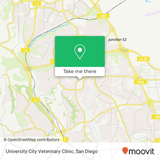 University City Veterinary Clinic map