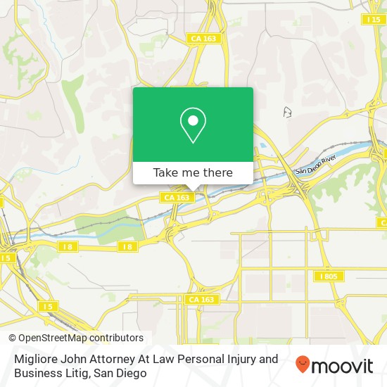 Migliore John Attorney At Law Personal Injury and Business Litig map