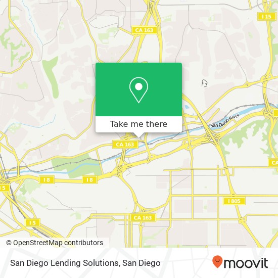 Mapa de San Diego Lending Solutions