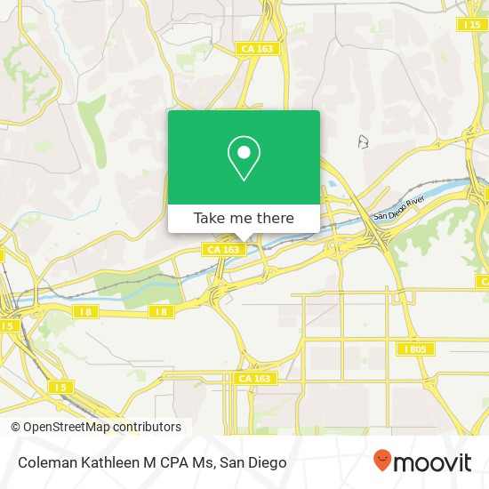 Coleman Kathleen M CPA Ms map