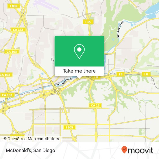 McDonald's map