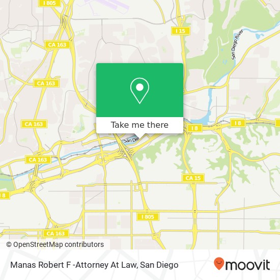 Manas Robert F -Attorney At Law map